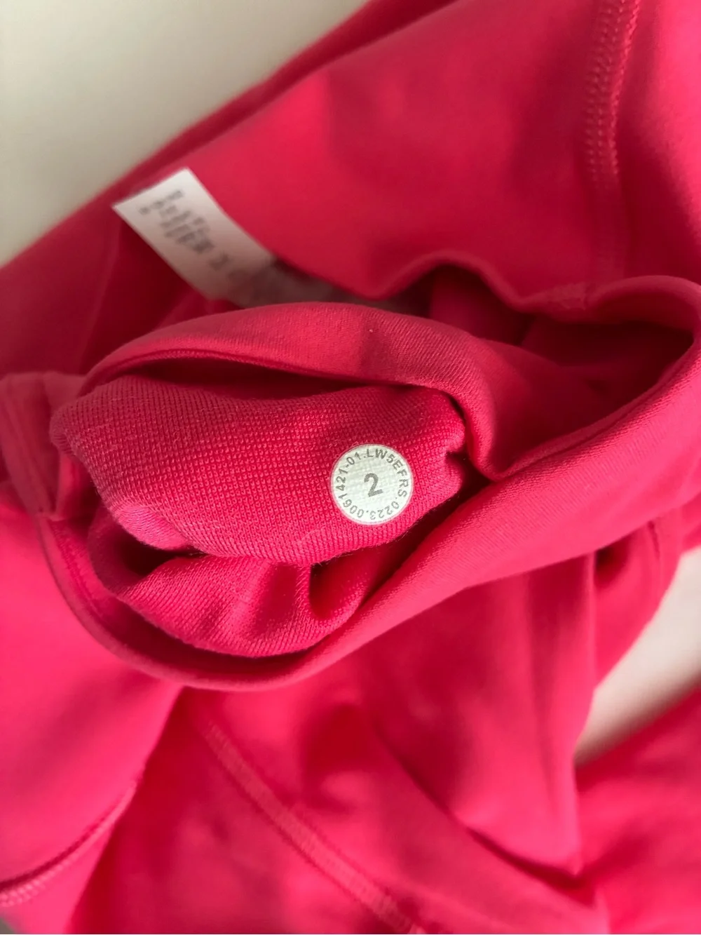 Women’s Lululemon Pink Fast & Free Lined With Pockets SZ 2